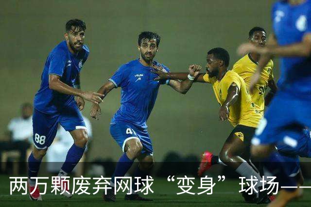 两万颗废弃网球“变身”球场——体育圈的这股“绿”色新潮